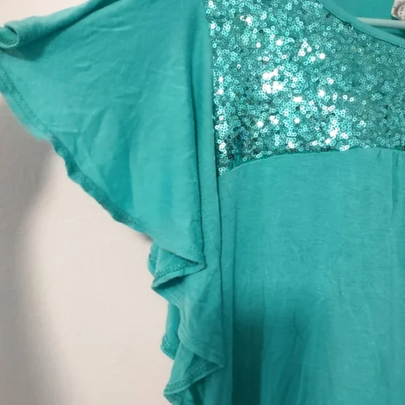 Blue Sun & Moon Blouse Size M - Picture 4 of 5